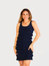CHACHA Ruffle Sleeveless Knee Length Dress - D760